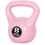 Kettlebell 8 kg za vježbanje, bučica, lopta s utezima, fitnes opterećenje, roza, moderno Slike