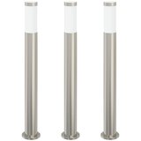 vidaXL Stebričke 3 kosi 80 cm nerjaveče jeklo IP44, (5000297038) Cene