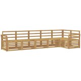  Set vanjskih sofa 6 pcs Bijela 308 x 130,5 x 73 cm | shoptok.hr