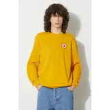 Fjallraven Bombažen pulover 1960 Logo moški, rumena barva