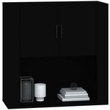  Zidni ormarić crni 80 x 33 x 80 cm od konstruiranog drva | shoptok.hr