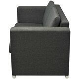  Trodijelni set sofa od tkanina tamnosivi | shoptok.hr