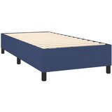  Box spring postelja z vzmetnico LED modra 90x200 cm blago, (20899352) | Shoptok.si