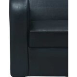  Trosjed od Umjetne Kože Crni | shoptok.hr