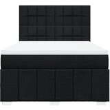  Krevet s oprugama i madracem crni 140x200 cm od tkanine | shoptok.hr