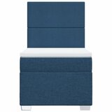  Krevet s oprugama i madracem plavi 90 x 200 cm od tkanine | shoptok.hr