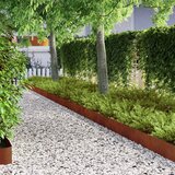  Ograda oko Travnjaka 4 pcs Rđa 450 x 0,05 x 20 cm | shoptok.hr