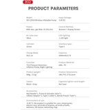 XO CZ018 bežični kompresor za gume 85 W, 5000 mAh, crni | shoptok.hr