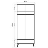  Hanah Home Ormar City Gardrop Rainbow | ePonuda.com