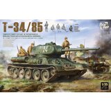 BORDERMODEL T-34/85, Composite Turret, 112 Plant w/5 Resin Figures, Metal Gun Barrel, Workable Tracks, (21287114) Cene