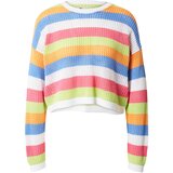 Hollister Pulover svetlo zelena / oranžna / rdeča / off-bela | Shoptok.si