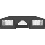 vidaXL Profesionalni šator za zabave 4 x 9 m antracit 90 g/m² | shoptok.hr