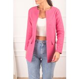 armonika Women's Fuchsia Pocket Flap Cachet Jacket | Shoptok.si