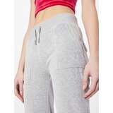 Juicy Couture Hlače 'Del Ray' srebrno-siva | Shoptok.si