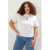 Trendyol Ženska majica Tbbss25Bf00015, Bela | Eponuda.com