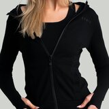 STRIX ženska dukserica merino i zip up black | ePonuda.com