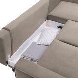 CARRYHOME KOTNA SEDEŽNA GARNITURA, velur peščene barve | Shoptok.si