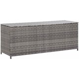  Vrtna kutija za pohranu siva 150 x 50 x 60 cm od poliratana | Eponuda.com