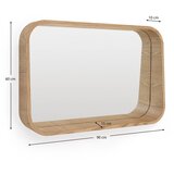Kave Home Zidno ogledalo 90x60 cm Salaya – | shoptok.hr