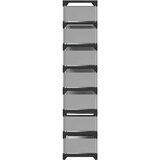 vidaXL Stalak za cipele 8 slojeva sivi 54x28x124 cm netkana tkanina | shoptok.hr