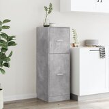 Ormarić za lijekove boja betona 40x41x118 cm konstruirano drvo | shoptok.hr