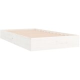  Okvir za krevet od masivnog drva bijeli 100 x 200 cm | shoptok.hr