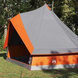 Tipi šator s krovom Siva i narančasta 400 x 346 x 250 cm taft | Eponuda.ba