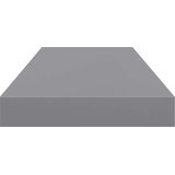  Plutajuće zidne police 4 kom sive 60 x 23,5 x 3,8 cm MDF | shoptok.hr