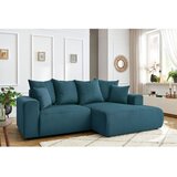 Bobochic Paris Modra žametna kotna sedežna garnitura Enjoy – | Shoptok.si