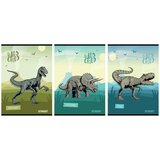 STREET zvezek dinosaurs A4 črte z robom 54l sort. | Shoptok.si