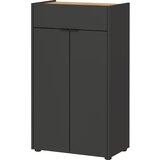 Germania Antracitno sivi visok kupaonski ormarić 60x98 cm Forano – | shoptok.hr