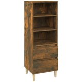 Maison Chic Visoka omara - Komoda - Predalnik Dimljeni hrast 40x36x110 cm inženirski les, (21720115) Cene