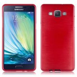 Cadorabo Ohišje, združljiv s Samsungom v rdeči barvi, narejen iz fleksibilnega silikona TPU v brušenem dizajnu, (20571014) Cene