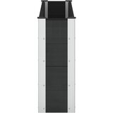  Povišena vrtna gredica Crna 150 x 30 x 72 cm | shoptok.hr