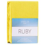 AmeliaHome Plahta s gumom Ruby 200-220x200 cm, žuta | shoptok.hr