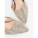 GOODIN Black braided pumps with low heels | ePonuda.com