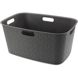 Curver Korpa za veš 45l Softex tamno siva CU 00572-Z68 Cene