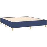  Box spring postelja z vzmetnico modra 180x200 cm blago, (20791374) | Shoptok.si