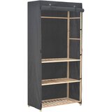  Ormar s 3 razine od tkanine 79 x 40 x 170 cm sivi | shoptok.hr
