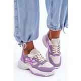 Kesi Women's lace-up sneakers purple color Cortes Cene