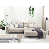 Pure Home Lifestyle SEDEŽNA GARNITURA, gladka tkanina bež | Shoptok.si