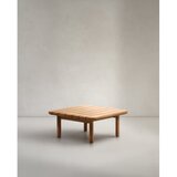 Kave Home Vrtna miza iz tikovine 70x70 cm Turqueta - | Shoptok.si