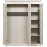 WOOOD Sivo-bež ormar od masivnog bora 171x212x63 cm Olivia – | shoptok.hr