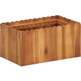 vidaXL Visoka greda 50x30x25 cm trden akacijev les Cene