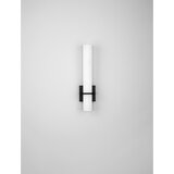 Nova Luce Bela/mat črna jeklena LED stenska svetilka Luca – | Shoptok.si