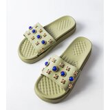 Gemre Green Decorated Montesarchio Slides | shoptok.hr