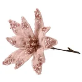 Blossom 10, novogodišnji cvet, pink, 20cm