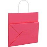  Papirnate vrećice 250 kom s ručkama ružičaste 54x15x49 cm | shoptok.hr