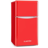 Klarstein Monroe Red kombinirani hladnjak sa zamrzivačem 61/24 l F Retrolook crveni | shoptok.hr