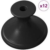Drška 12 pcs Crna Ø30 mm Aluminij | shoptok.hr